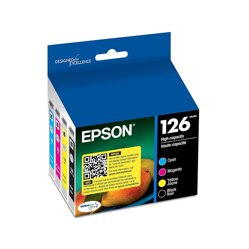 EPSON - (NO0825)　EPSON、Canon、brother、インクカートリッ Amazon.com: EPSON 126 DURABrite Ultra Ink Black & Color